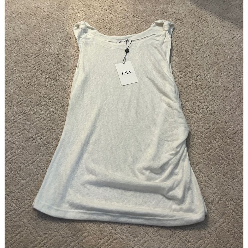 NWT LNA Clothing Ruched Tank Top
